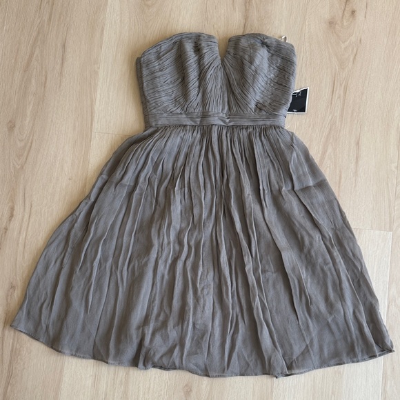 J. Crew Dresses & Skirts - J. Crew Strapless Taupe Mini Dress